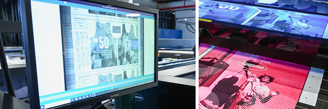 Software and output of the laser cutter