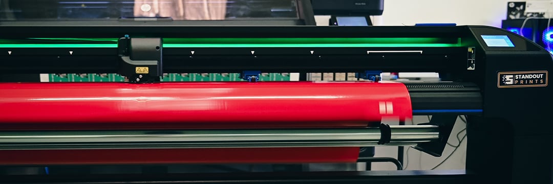 Top-class vinyl cutter in production at StandOut Prints