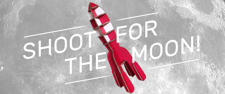 Download the cut file below and cut your own rocket.