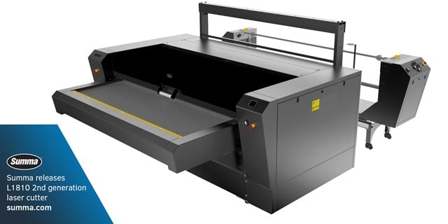 Summa L1810 2nd generation laser cutter: ready to boost your production workflow!
